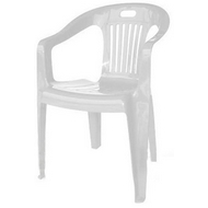 Кресло N5 Комфорт-1 из пластика, цвет: белый