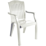 Кресло N7 Премиум-1 из пластика, цвет: белый