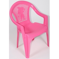 Кресло детское 6610-160-0055 из пластика, цвет: розовый