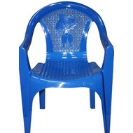 Кресло детское 6610-160-0055 из пластика, цвет: синий