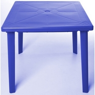 Стол квадратный 6610-130-0019-kv-pr из пластика, цвет: синий
