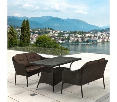 Комплект мебели Лонго T198D/S54A-W53 Brown
