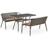 Комплект мебели из иск.ротанга Уэстмит (T286A-S139B-W53 Brown)