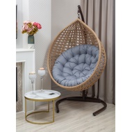 Подвесное кресло Fresco XL (светло-коричневое, подушка серая)