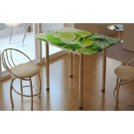 Обеденный стол для кухни Лайм (100х75 см)