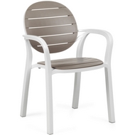 Пластиковое кресло PALMA, цвет bianco tortora