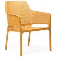 Пластиковое кресло без матраца NET RELAX, цвет senape