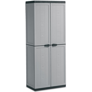 Шкаф из пластика Jolly High Cabinet, цвет серый