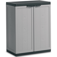 Шкаф из пластика Jolly Low Cabinet, цвет серый