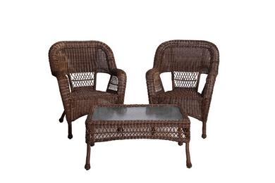        (Medison) Balcony Set inimal Dark brwn