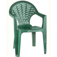 Кресло из пластика Барселона (темно-зеленое)