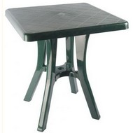 Стол квадратный из пластика Таволи 700х700 мм (темно-зеленый)