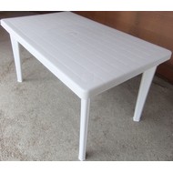 Стол прямоугольный из пластика Нирвана 1500х900 мм (белый)