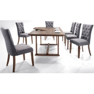 Обеденный набор мебели LWM-SFG-15105I32-E400_LW1509 (6 кресел и стол)