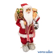 Фигурка Дед Мороз 60 см, красный вельвет