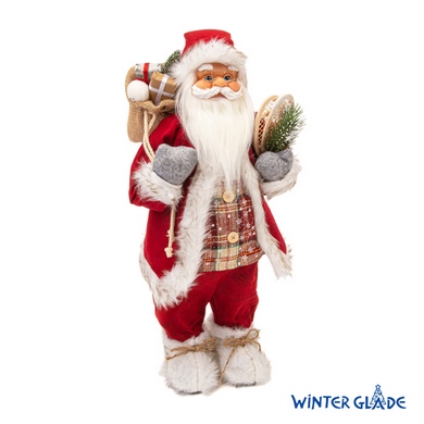 Фигурка Дед Мороз 60 см, красный