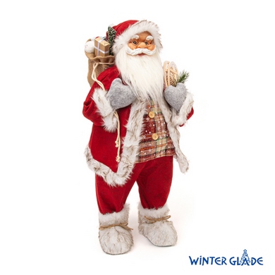 Фигурка Дед Мороз 80 см, красный