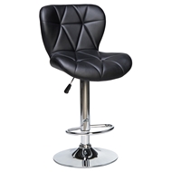 Барный стул с мягкой спинкой LM-5022, цвет: черный