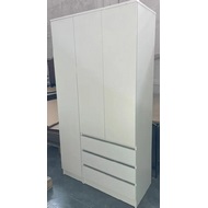 Шкаф Мальм-2 120х210х50 см (Белый)