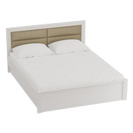 Кровать полутороспальная Элана 1200 бодега белая (спальное место 120х200 см)