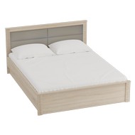 Кровать двухспальная Элана 1400 дуб сонома (спальное место 140х200 см)
