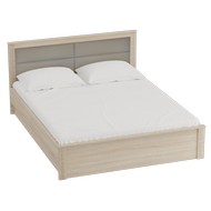 Кровать двухспальная Элана 1600 дуб сонома (спальное место 160х200 см)