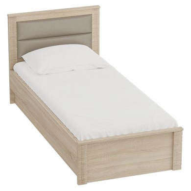 Кровать односпальная Элана 900 дуб сонома (спальное место 90х200 см)