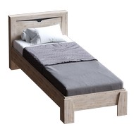 Кровать односпальная Соренто 900 дуб бонифаций (спальное место 90х200 см)