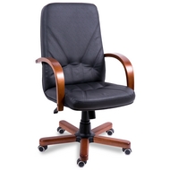 Компьютерное кресло для руководителя Менеджер экстра (натур.кожа)
