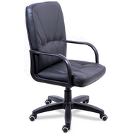 Компьютерное кресло для руководителя Менеджер стандарт короткий (кож.зам.)