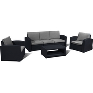 Набор мебели Lux 5 (тёмно-серый, светло-серый)