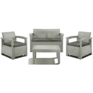 Набор мебели Soft 4 (светло-серый, серо-бежевый)