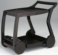Стол GALILEO (цвет кофе, складной сервировочный) из пластика (пластиковая мебель)