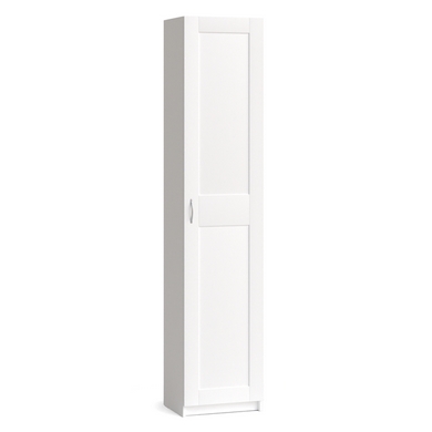 Шкаф 1-дверный Макс узкий (белый)
