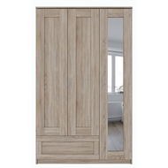 Шкаф комбинированный Сириус 3 двери и 1 ящик (сонома)