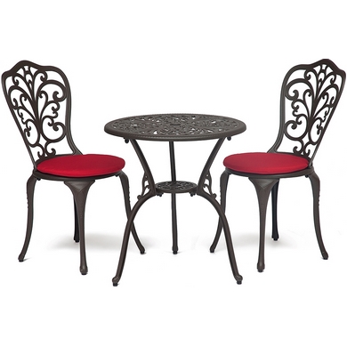 Стол и два стула Secret De Maison Романс (Romance), черный