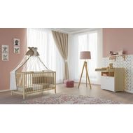 Набор мебели для детской Polini Simple 4 (белый-клен)