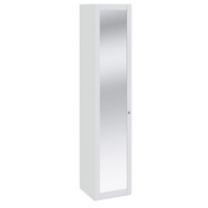Шкаф для белья с зеркальной дверью Ривьера СМ-241.21.001, каркас/фасад - белый