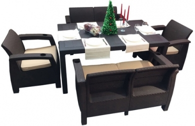 Комплект Ялта Yalta Family (стол + 2 кресла + 2 дивана)